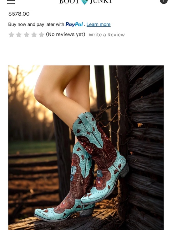 Old Gringo Shoes - Old Gringo Turquoise and Brown Floral Pansy